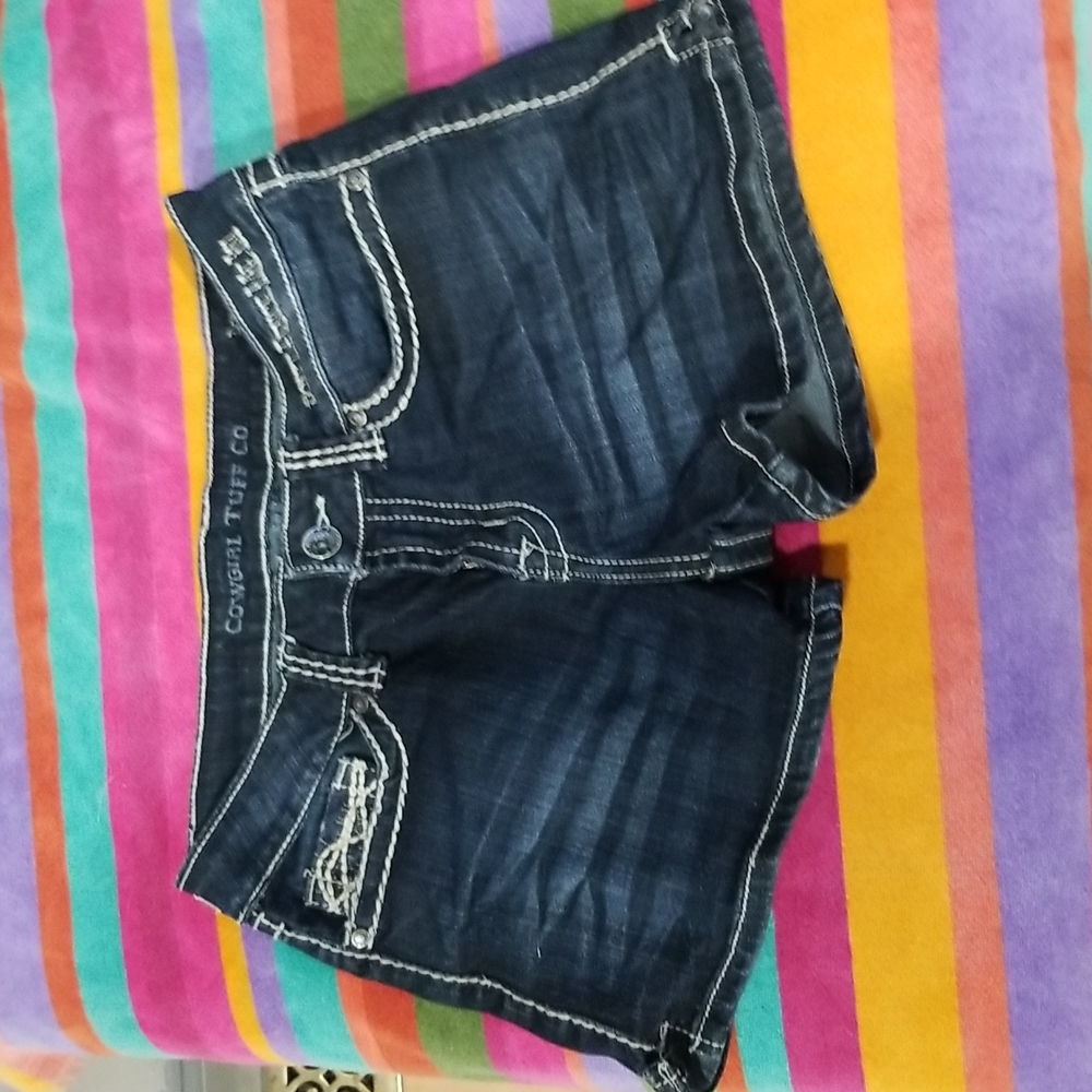 Women's Denim Shorts by Cowgirl Tuff Co.